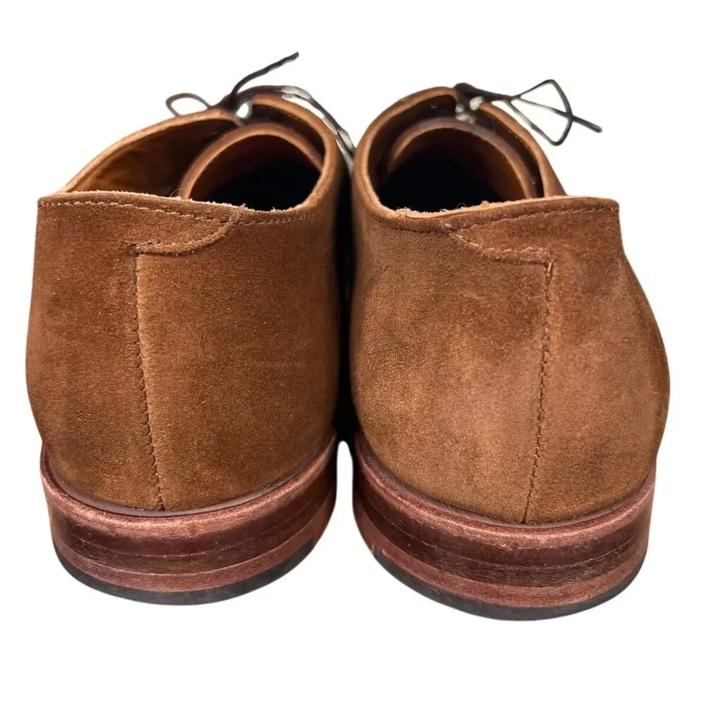 Rancourt & Co.  Camden Derby Brown Suede Blucher Dress Casual Shoes 12 D